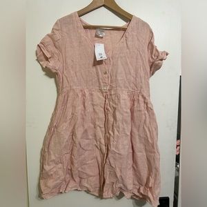 Jillian Harris x Priv linen dress